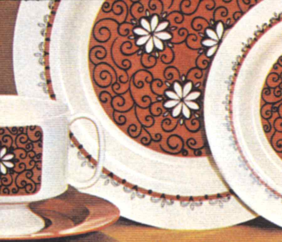 Dubonnet Dinner Plate by Oneida-1