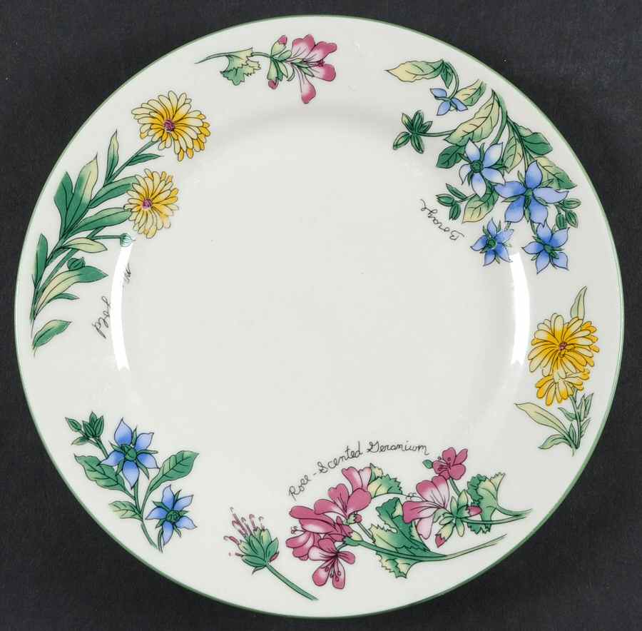 Geranium Salad/Dessert Plate by Oneida-1