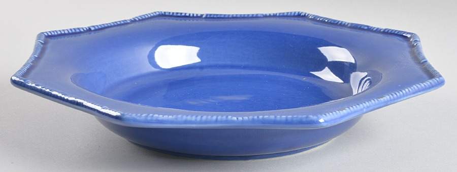 Pavilion Large Rim Soup Bowl by Oscar De La Renta-1