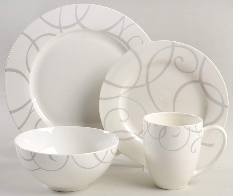 Symphony Grey 4 Piece Place Setting by Oneida-1