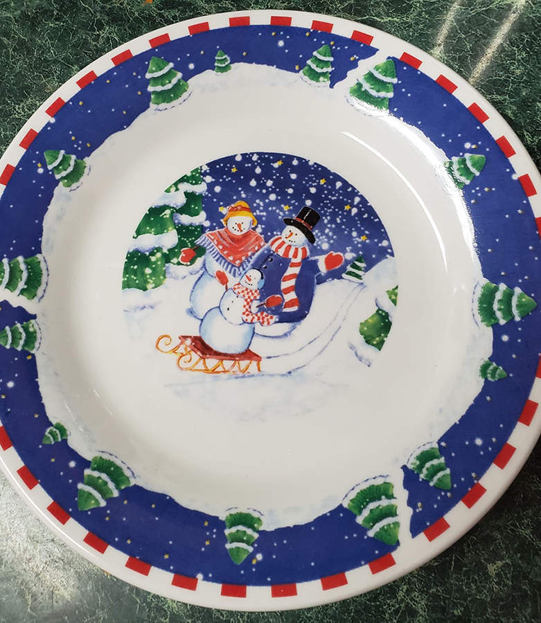 Sleigh Ride Salad Plate by Oneida-1