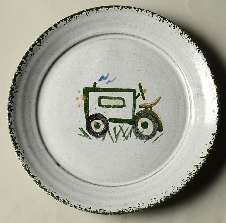 OWO1 Child's Plate by Owens Pottery-1