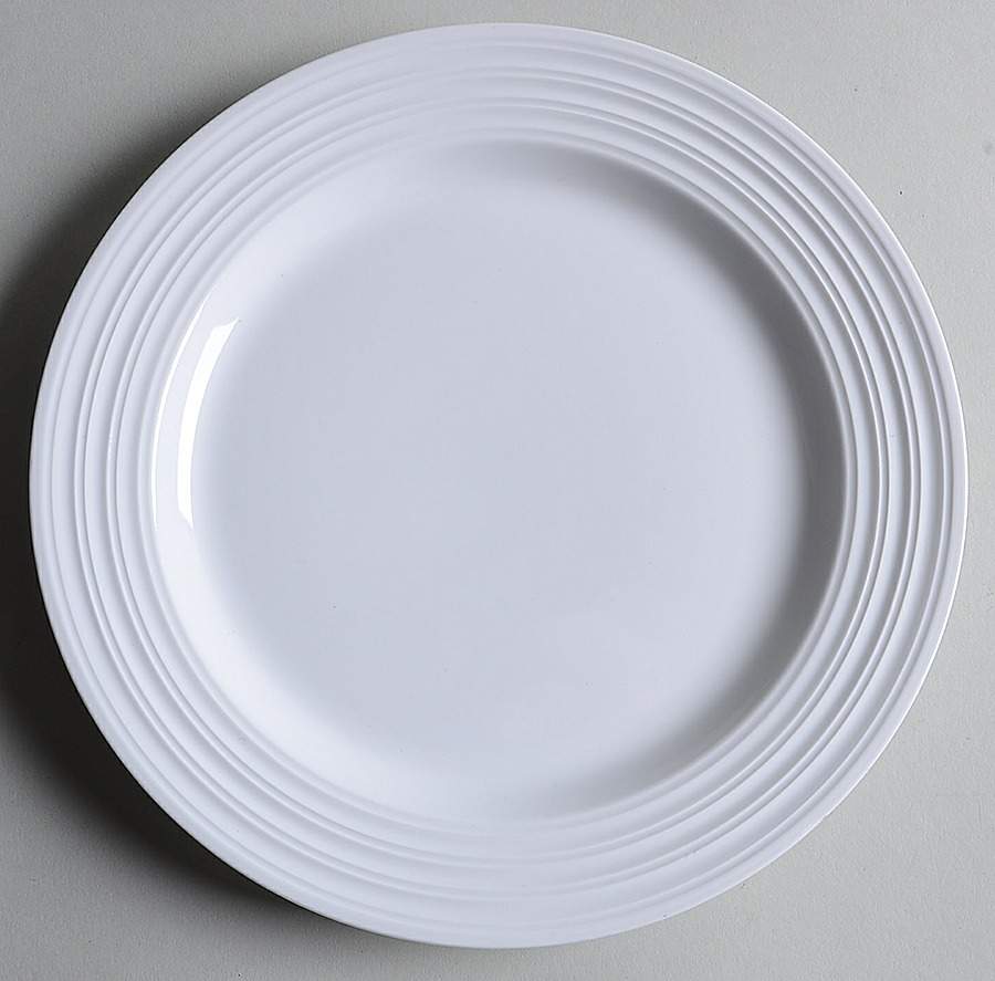 Ligne Blanc de Blanc Salad Plate by Over And Back-1