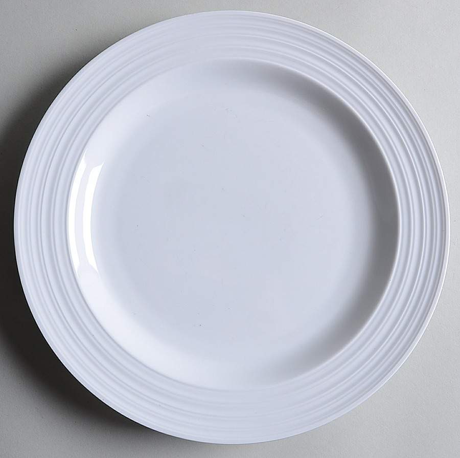 Ligne Blanc de Blanc Dinner Plate by Over And Back-1
