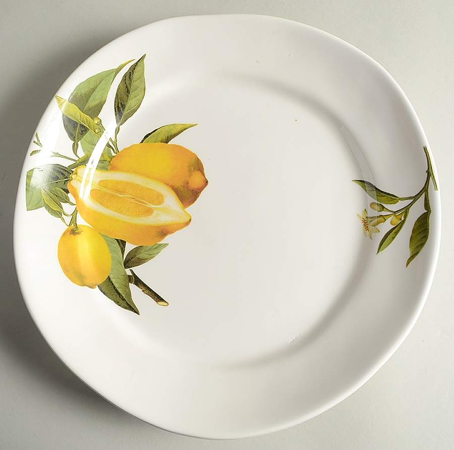 Lemons Large Dinner Plate by Opificio Etico-1