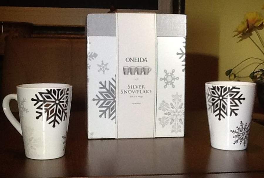 Silver Snowflake Mug by Oneida-1