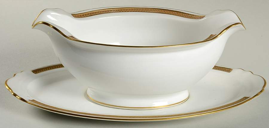 OKU18 Gravy Boat & Underplate by Okura-1