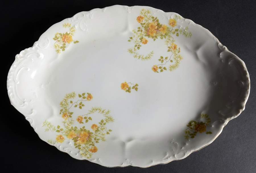 OSG337 13" Oval Serving Platter by Oscar & Edgar Gutherz-1