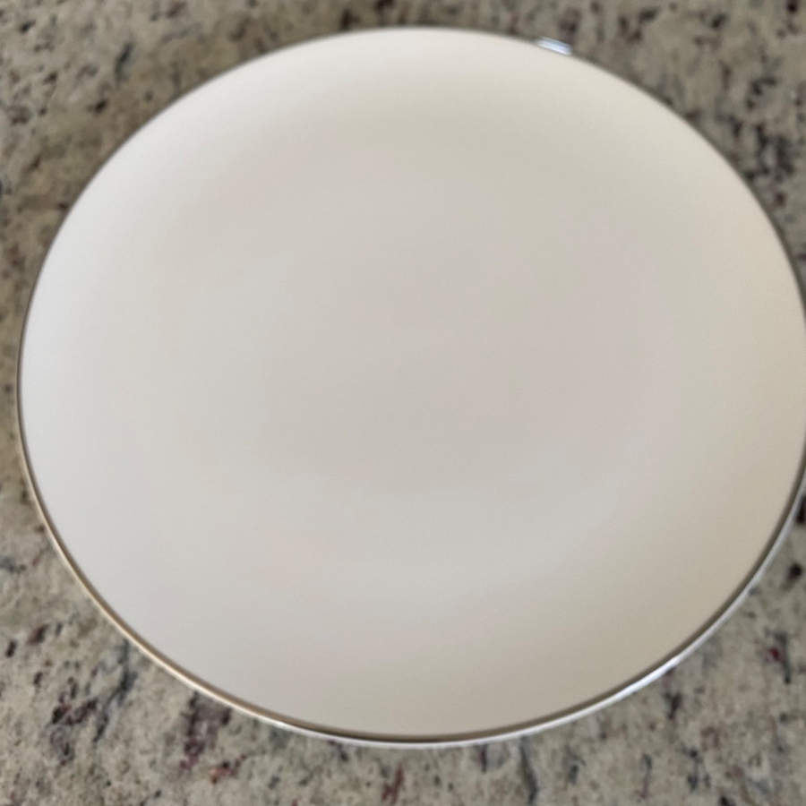Madison (Platinum Trim) Dinner Plate by Olivia & Oliver-1