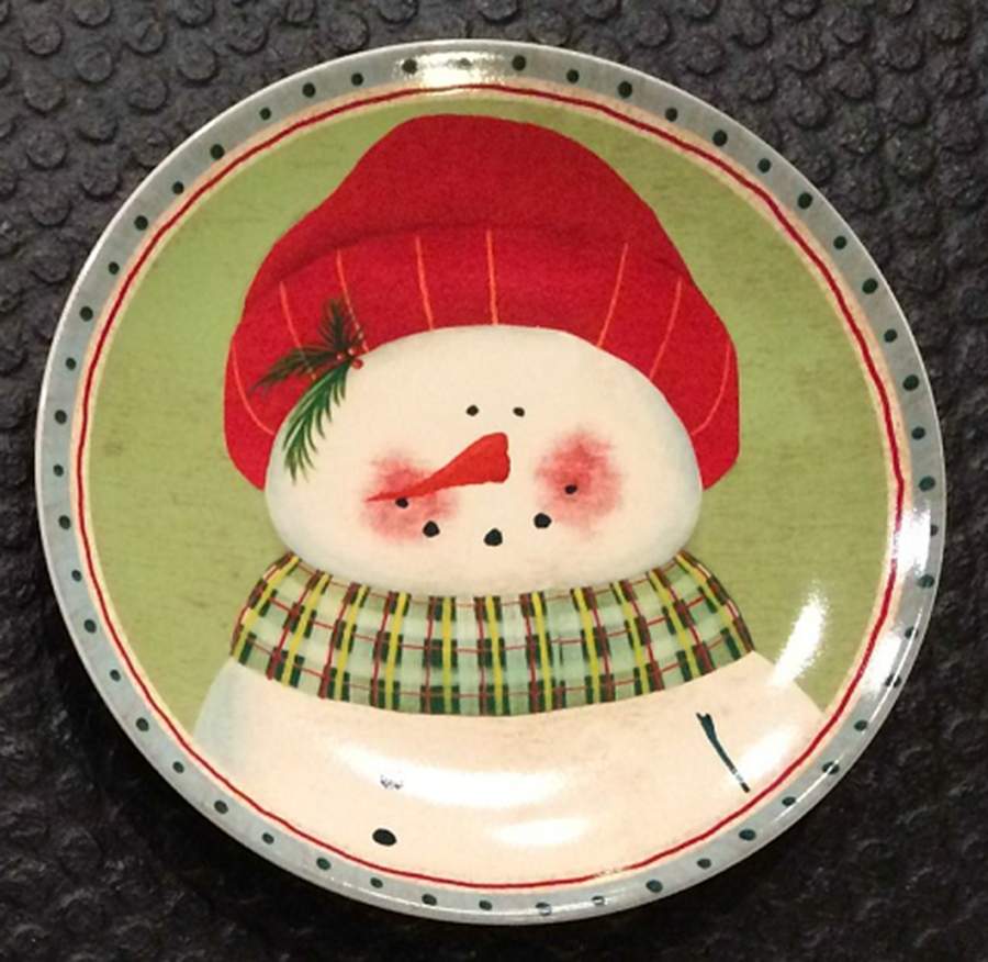Frosty Folks Salad/Dessert Plate by Oneida-1