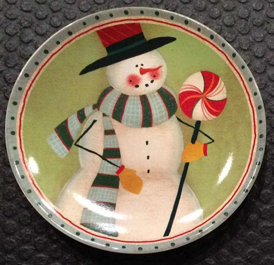 Frosty Folks Salad/Dessert Plate by Oneida-1