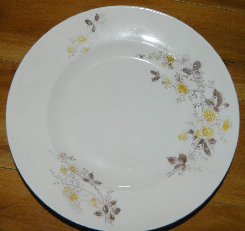 OGU24 Large Rim Soup Bowl by Oscar Gutherz (Limoges)-1