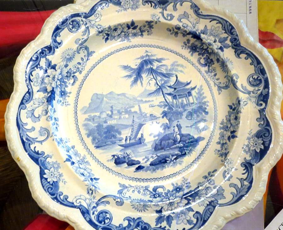 Canton Views Salad Plate by Opaque-1