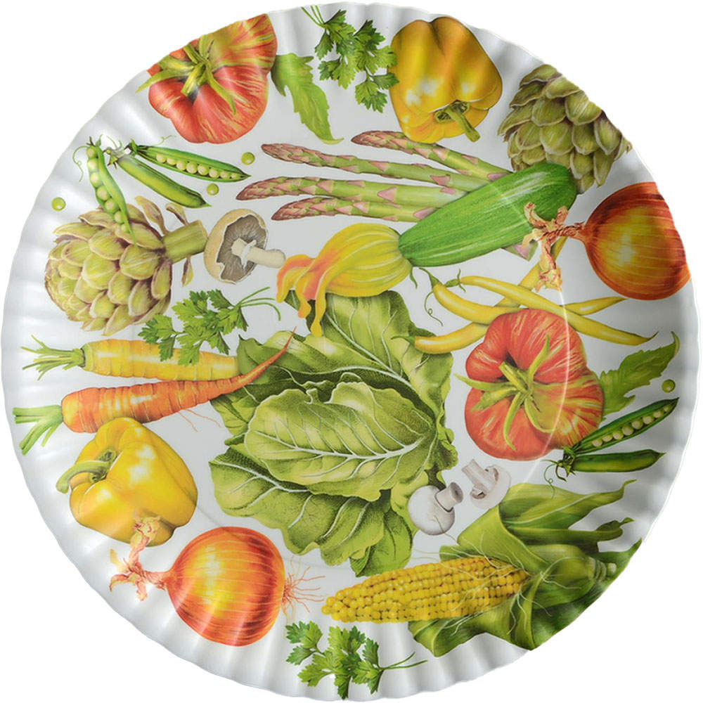 Melamine Dinnerware 16" Round Platter by One Hundred 80 Degrees-1