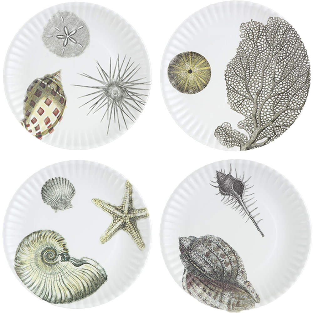 Melamine Dinnerware Luncheon Plate - Set of 4 Motifs by One Hundred 80 Degrees-1