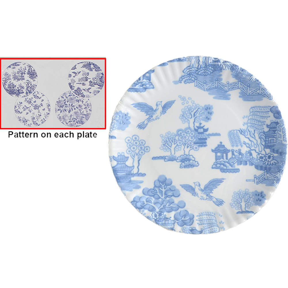 Melamine Dinnerware Luncheon Plate - Set of 4 Motifs by One Hundred 80 Degrees-1