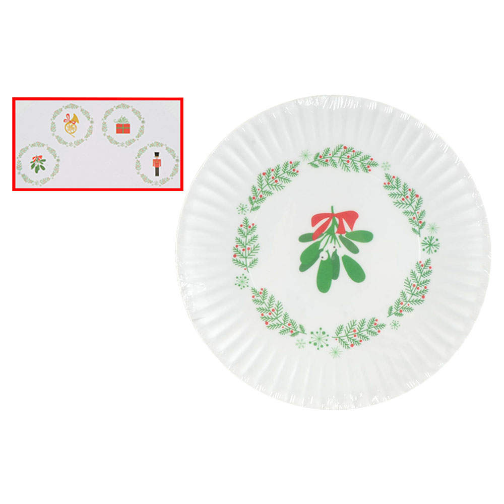 Melamine Dinnerware Salad/Dessert Plate - Set of 4 Motifs by One Hundred 80 Degrees-1