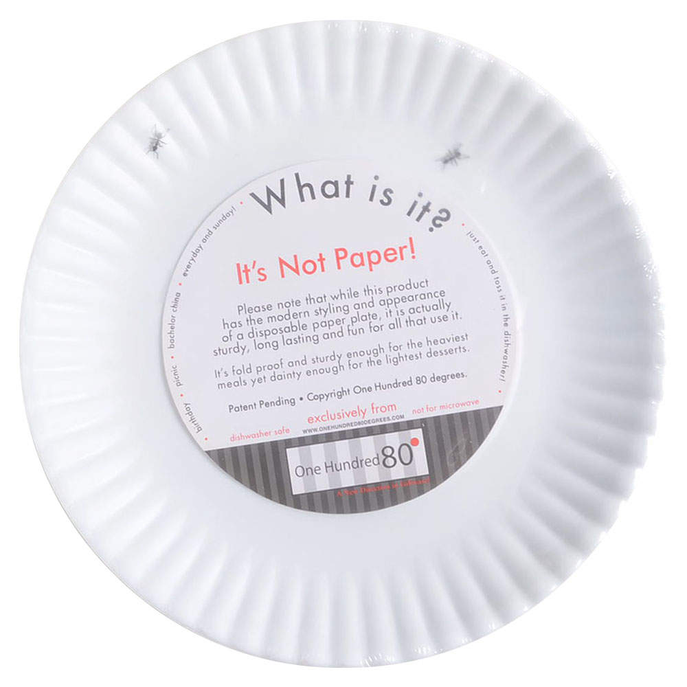 Melamine Dinnerware Luncheon Plate - Set of 4 by One Hundred 80 Degrees-1