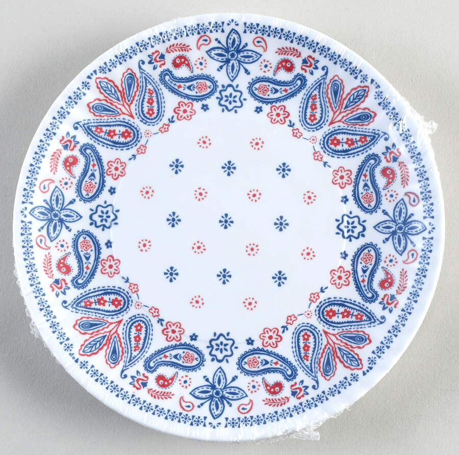 Melamine Dinnerware Salad/Dessert Plate - Set of 4 by One Hundred 80 Degrees-1
