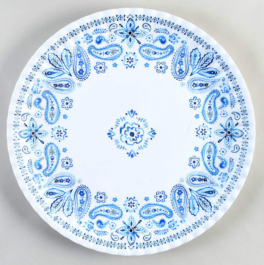 Melamine Dinnerware 16" Round Platter by One Hundred 80 Degrees-1