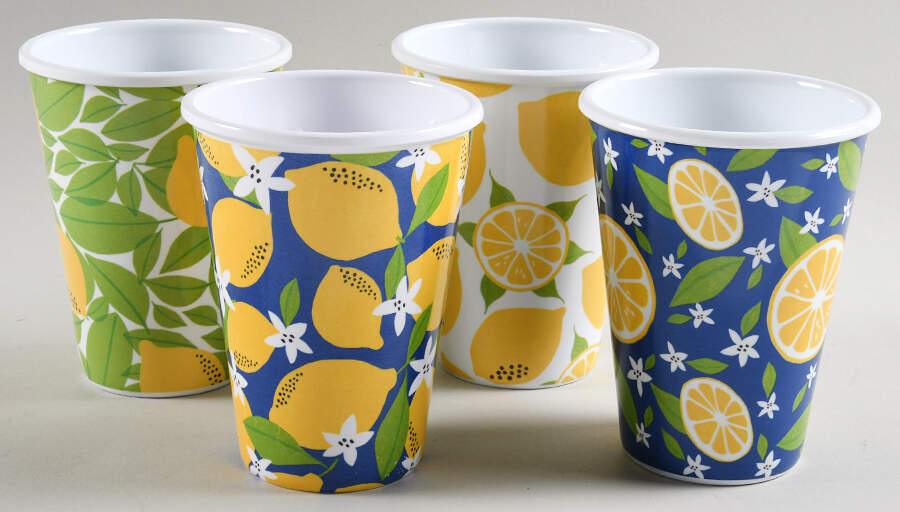 Melamine Dinnerware 12 Oz Tumbler - Set of 4 by One Hundred 80 Degrees-1
