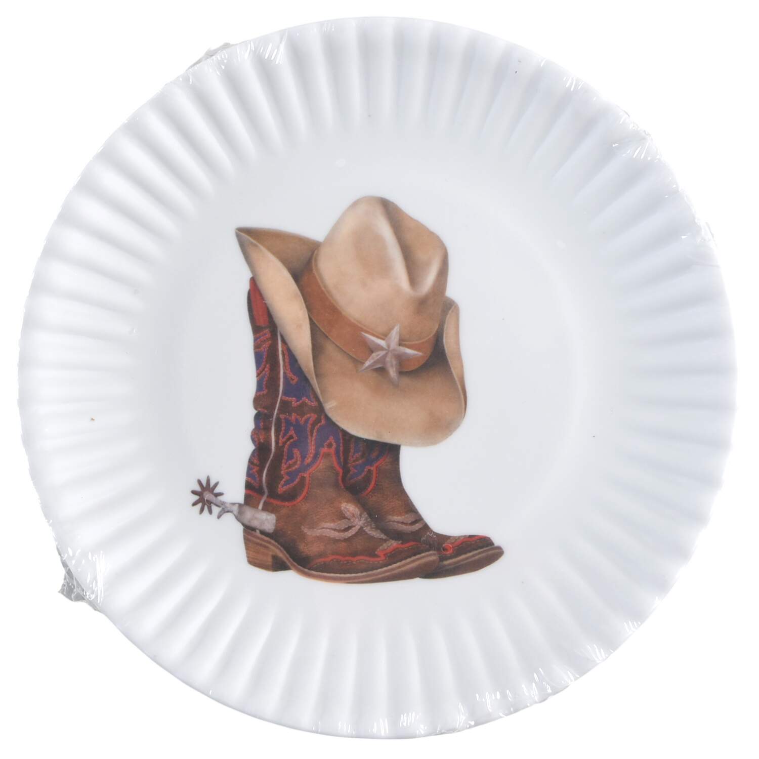 Melamine Dinnerware Appetizer Plate - Set of 4 Motifs by One Hundred 80 Degrees-1