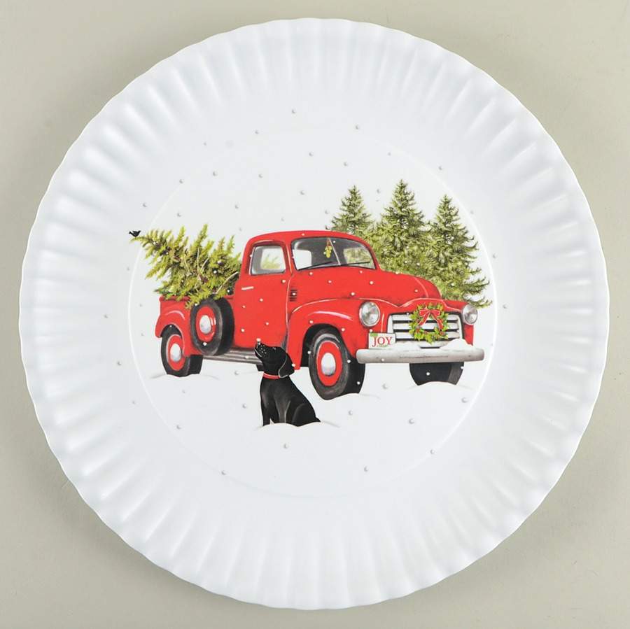 Melamine Dinnerware 16" Round Platter by One Hundred 80 Degrees-1