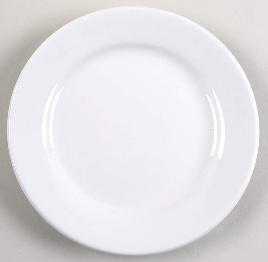 Buffalo China (White, Buffalo Mark) Salad Plate by Oneida-1