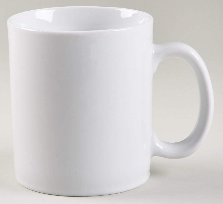 Buffalo China (White, Buffalo Mark) Mug by Oneida-1