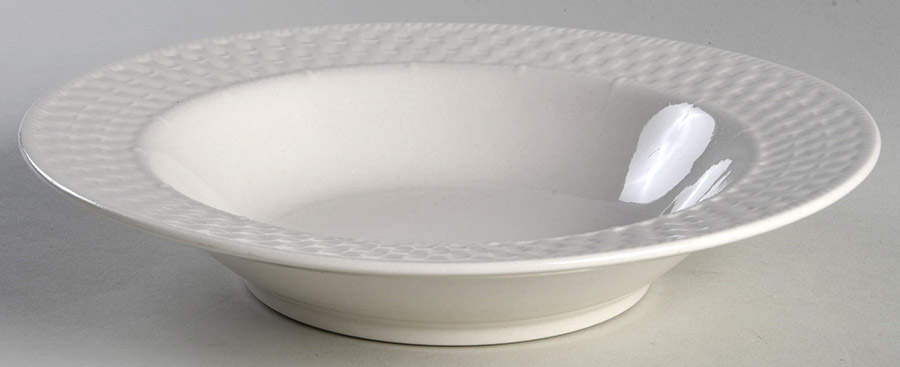 Westerley Basket Large Rim Soup Bowl by Oneida-1