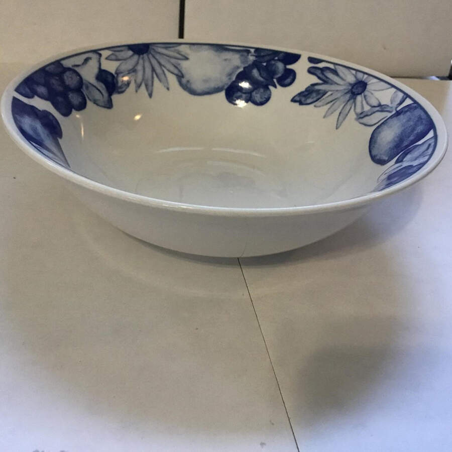 Fruit on Canvas Soup/Cereal Bowl by Oneida-1