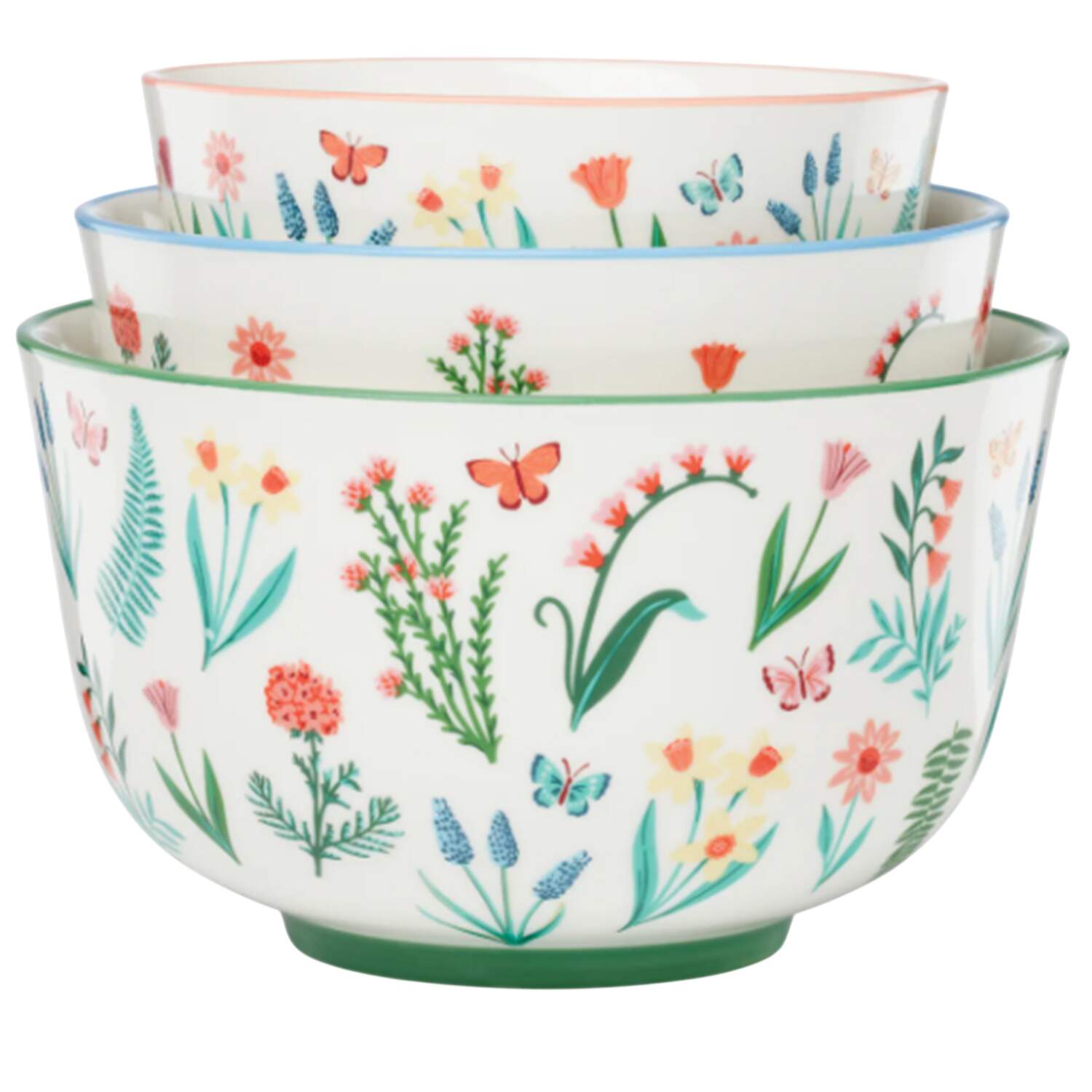 First Blooms (3 Piece) Nesting Bowl Set (6" & two 5") by Oneida-1