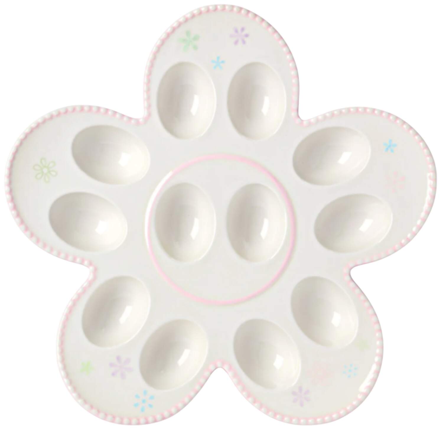 Bunny Hop Deviled Egg Plate by Oneida-1