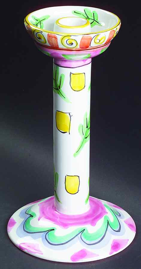 Tickled Pink 10" Candlestick by Presenttense-1