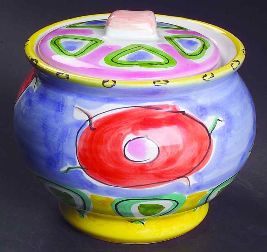 Tickled Pink Sugar Bowl & Lid by Presenttense-1