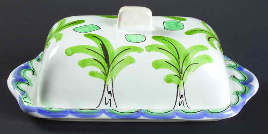 Tickled Pink Rectangular Covered Butter by Presenttense-1