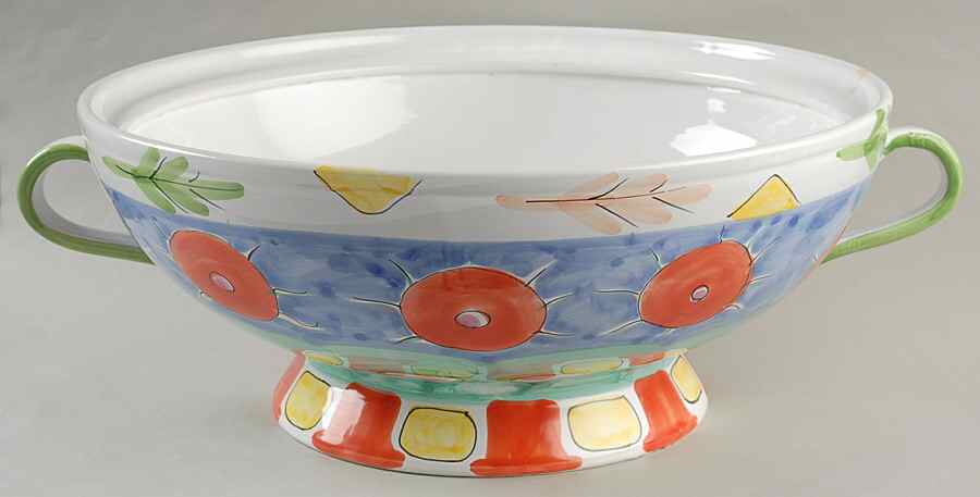 Tickled Pink Tureen No Lid by Presenttense-1