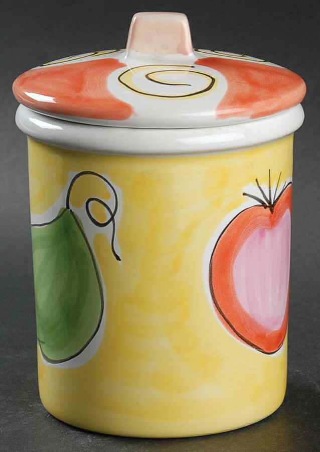 Tickled Pink Small Canister & Lid by Presenttense-1