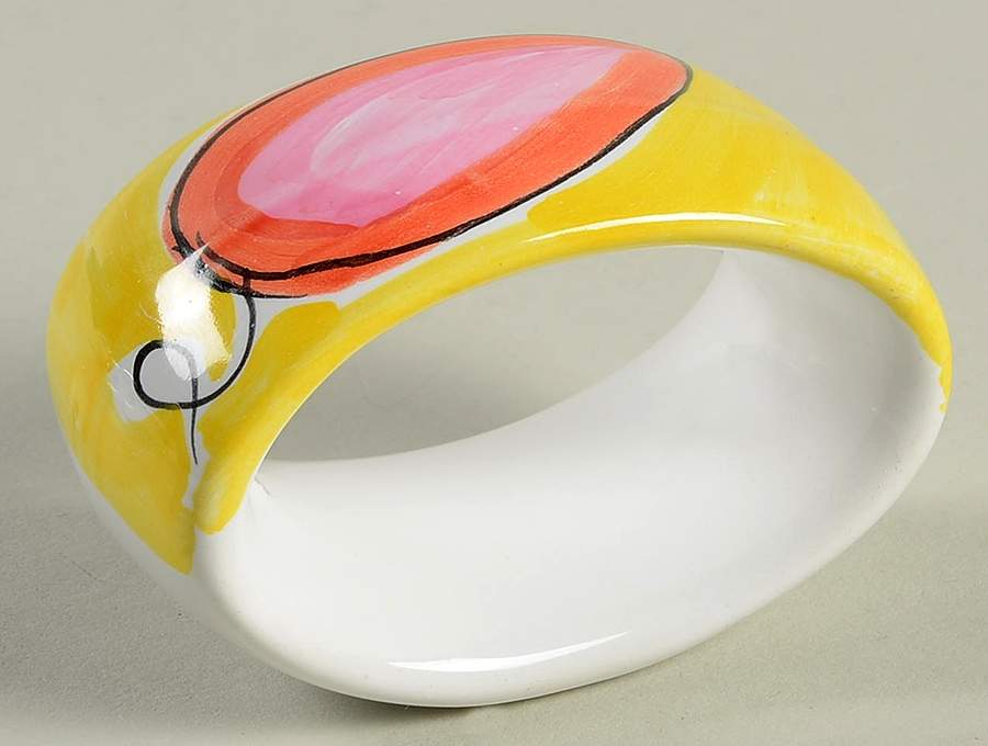 Tickled Pink Napkin Ring by Presenttense-1