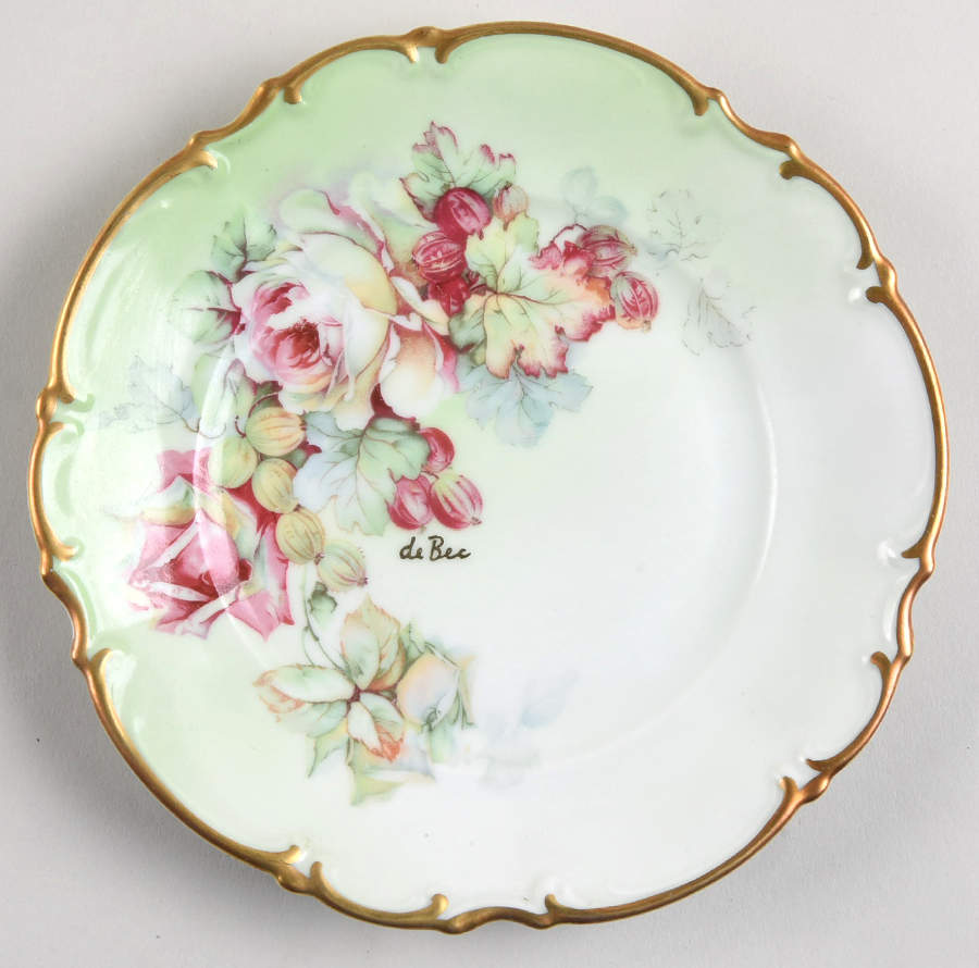 Imperial Green Bread & Butter Plate by Parbus-1