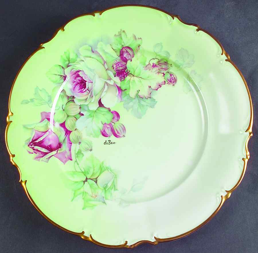 Imperial Green Dinner Plate by Parbus-1