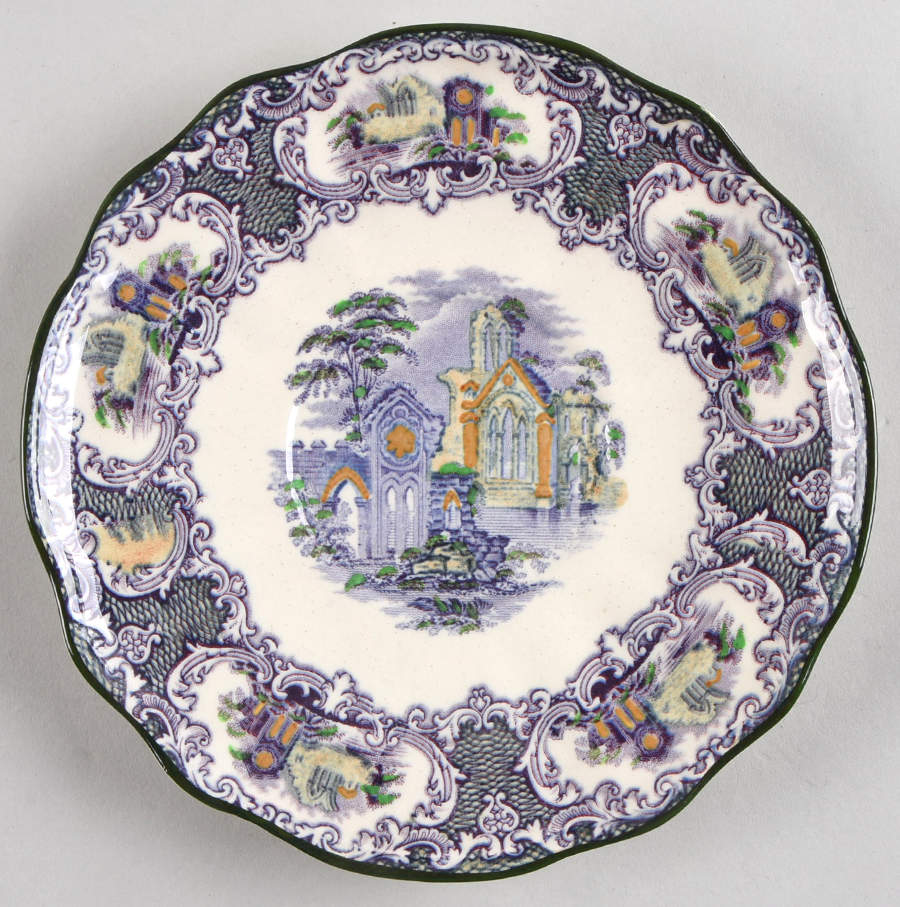 Abbey Saucer for Oversized Cup by Petrus Regout & Co-1