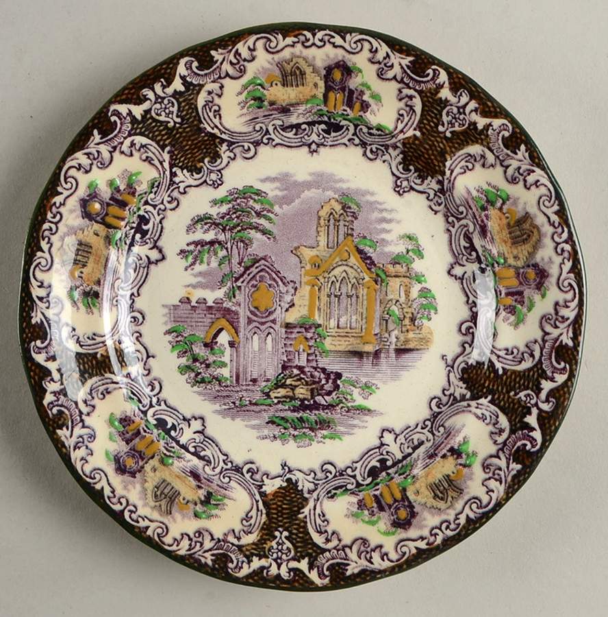 Abbey Bread & Butter Plate by Petrus Regout & Co-1