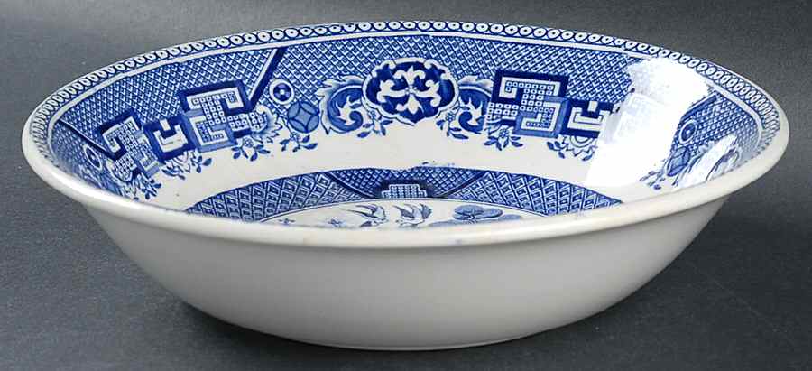Willow 8" Round Vegetable Bowl by Petrus Regout & Co-1
