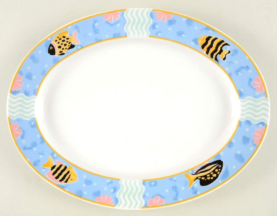 Catalina 13" Oval Serving Platter by Princeton Studios-1
