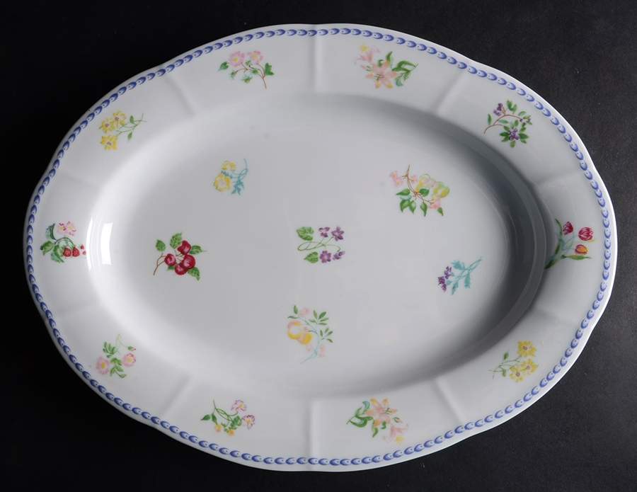 Jardina 14" Oval Serving Platter by Princeton Studios-1