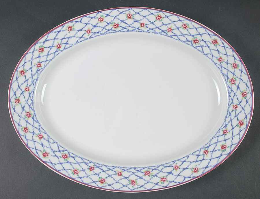Rubanes 13" Oval Serving Platter by Princeton Studios-1