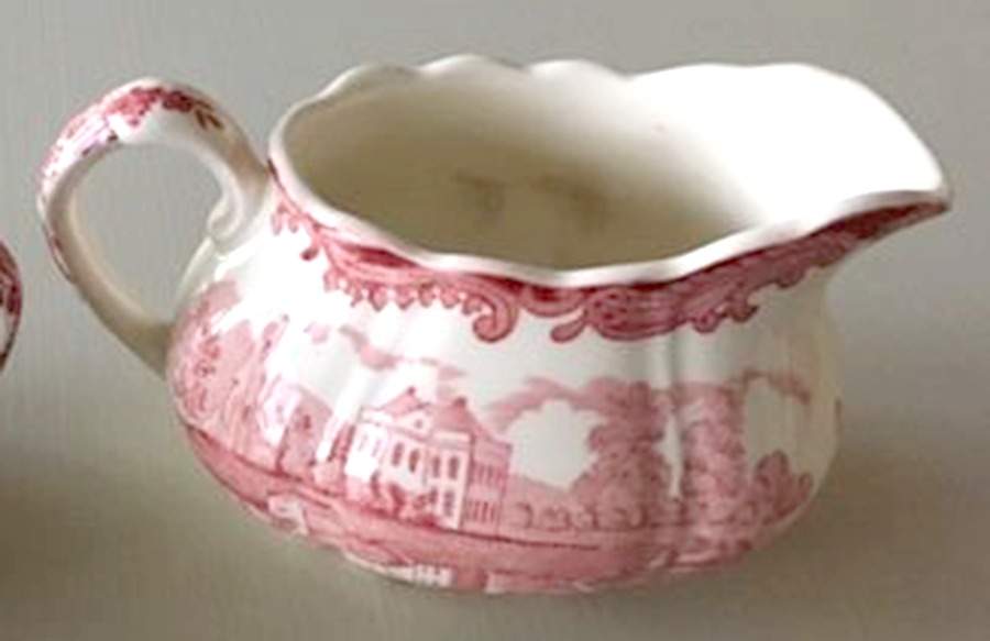 Avon Scenes Red Creamer by Palissy-1