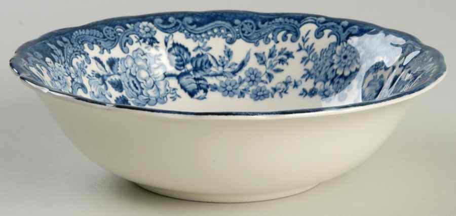 Avon Scenes Blue Oatmeal Bowl by Palissy-1