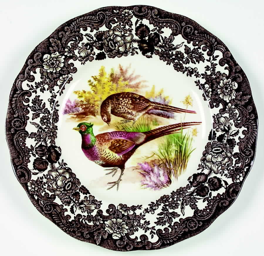 Game Series (Birds) Dessert/Pie Plate by Palissy-1